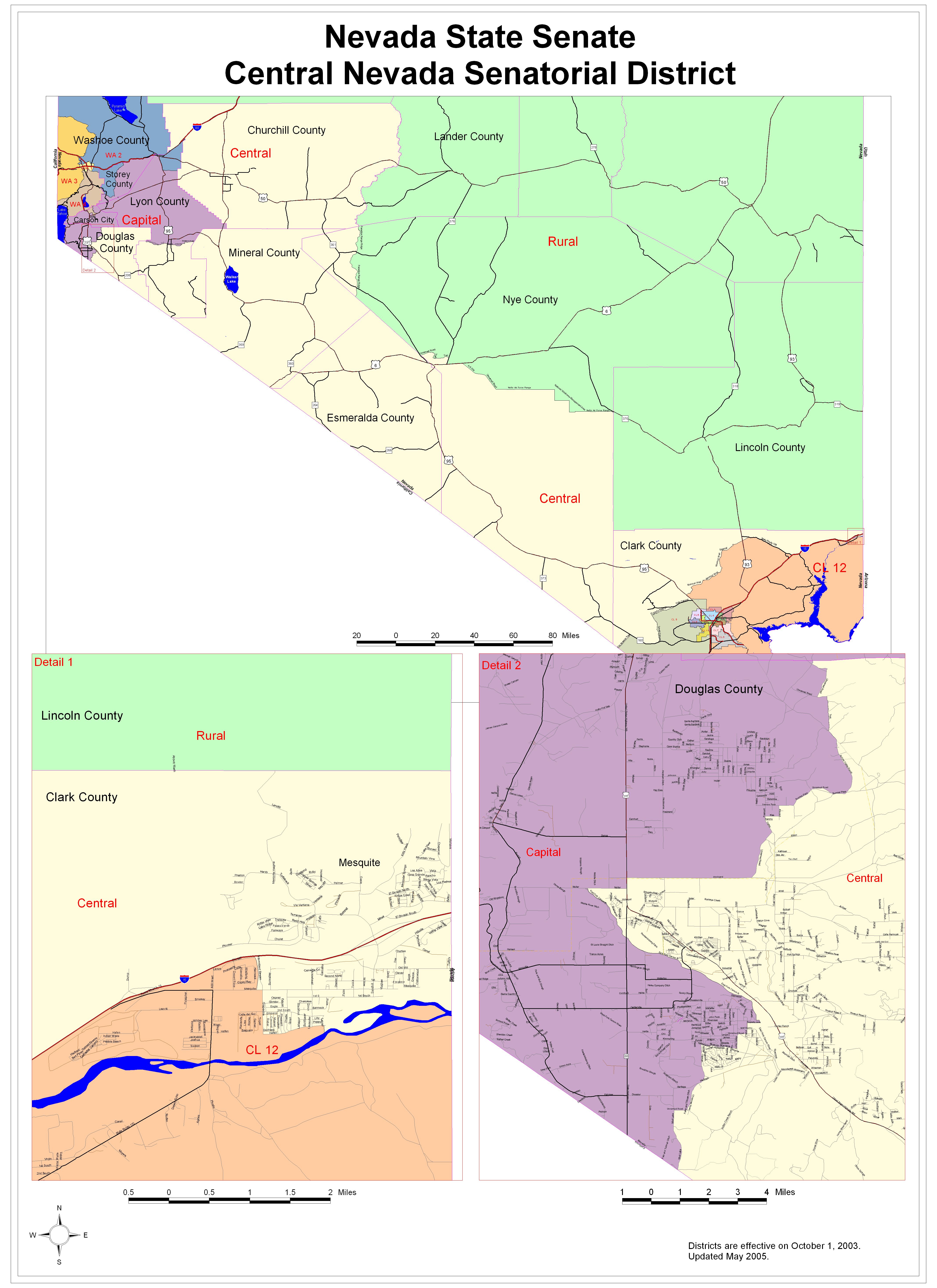 Nevada Voting Districts